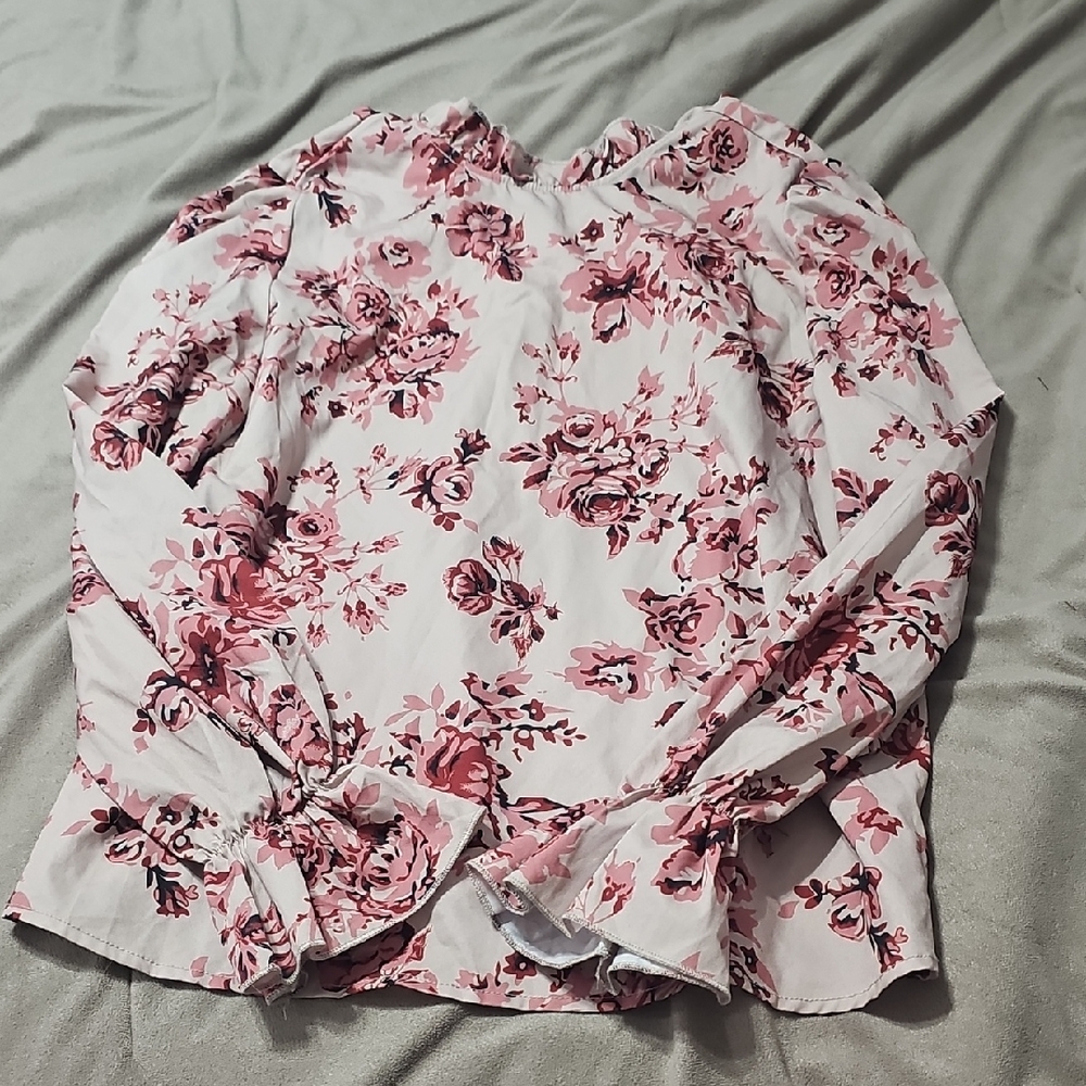 Floral Pink Women's Top